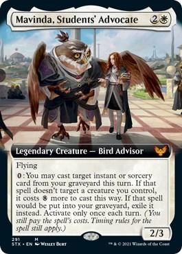 Mavinda, Students' Advocate (Extended Art)