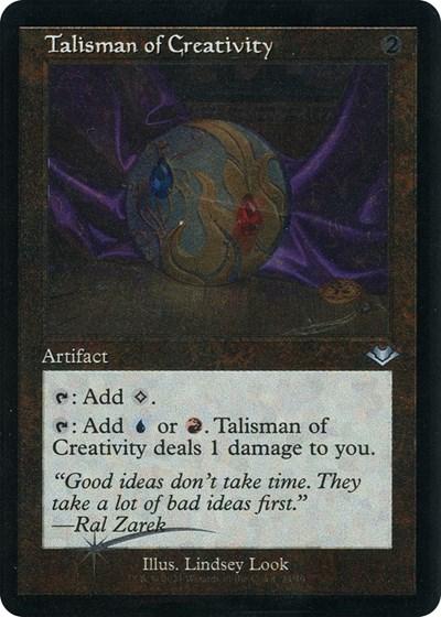 Talisman of Creativity (Retro Frame) (Foil Etched)