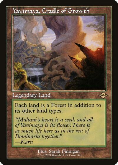 Yavimaya, Cradle of Growth (Retro Frame)