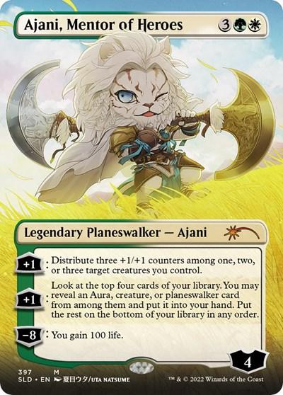 Ajani, Mentor of Heroes (Borderless)