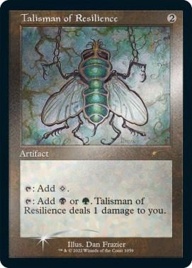 Talisman of Resilience (Retro Frame) (Foil Etched)
