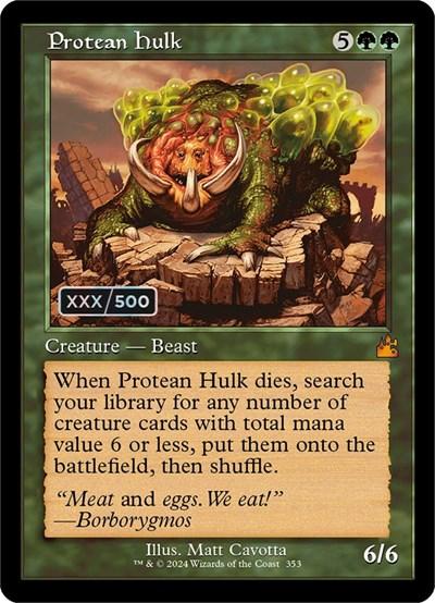 Protean Hulk (Retro Frame)