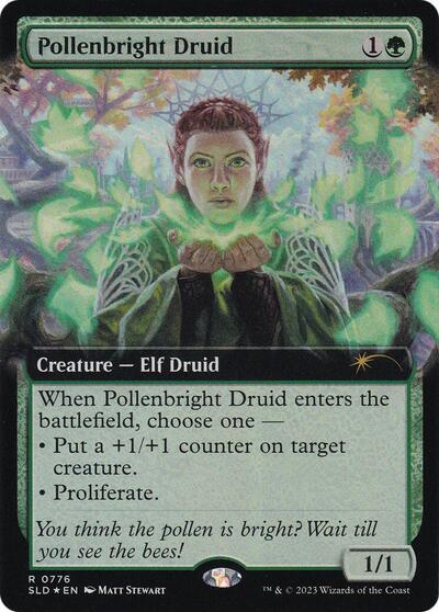 Pollenbright Druid (Extended Art)