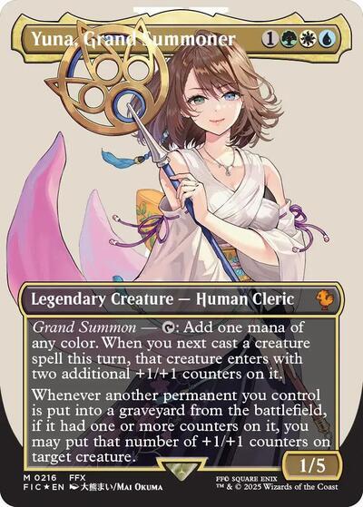 Yuna, Grand Summoner (Borderless) (Surge Foil)