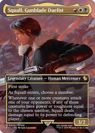 Squall, Gunblade Duelist (Borderless)