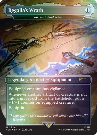Regalla's Wrath - Tarrian's Soulcleaver (Rainbow Foil)