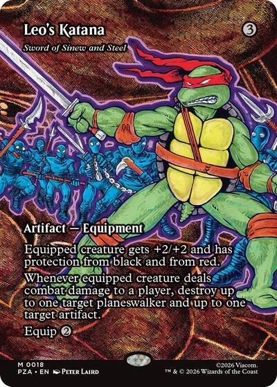 Leo's Katana - Sword of Sinew and Steel (Borderless)
