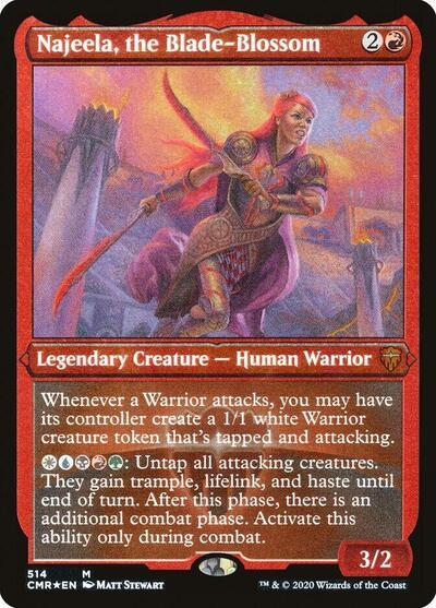 Najeela, the Blade-Blossom (Foil Etched)