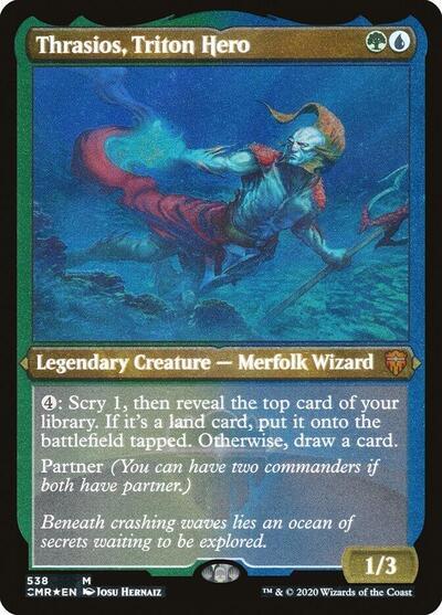 Thrasios, Triton Hero (Foil Etched)