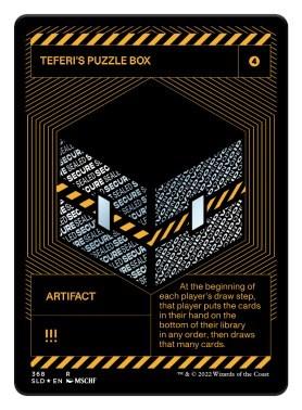 Teferi's Puzzle Box (Silver Laminate)