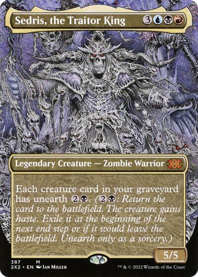 Sedris, the Traitor King (Borderless)