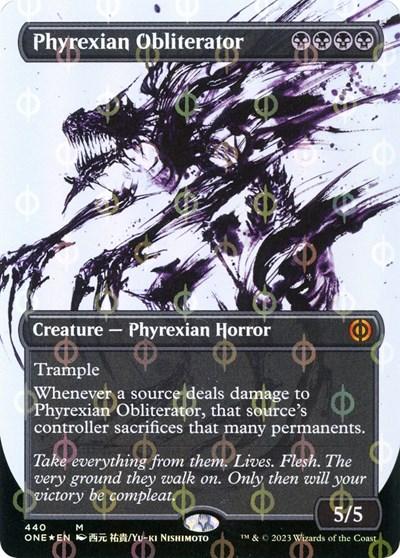 Phyrexian Obliterator (Showcase) (Step-and-Compleat Foil)