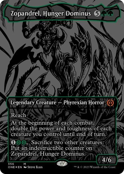 Zopandrel, Hunger Dominus (Oil Slick Raised Foil)