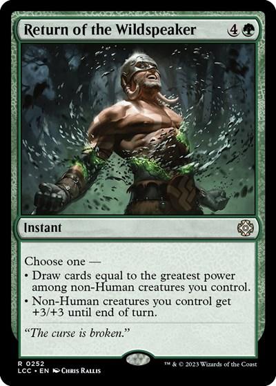 Return of the Wildspeaker
