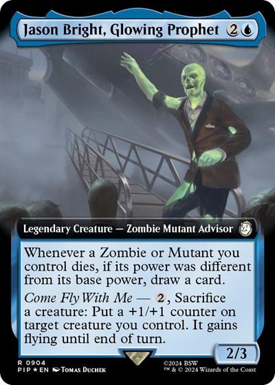 Jason Bright, Glowing Prophet (Extended Art) (Surge Foil)