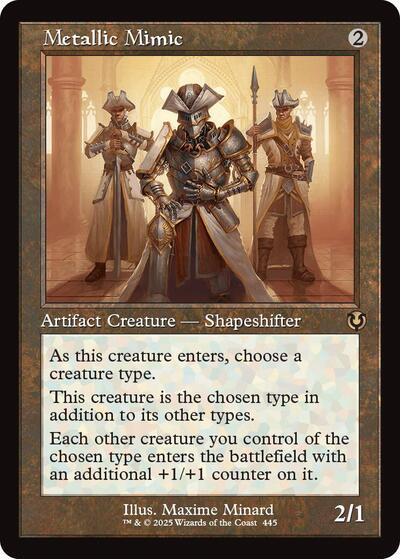 Metallic Mimic (Retro Frame)