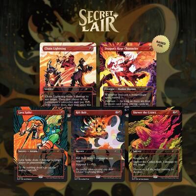 Secret Lair Drop: EVERYTHING IS ON FIRE - Raised Foil Edition